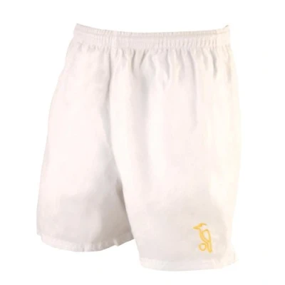 Image of Kookaburra Playing/Training Shorts White, Large (32/34) Inch