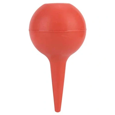 Image of 01 02 015 30ml Portable Ear Washing Syringe, Red Rubber Suction Washing, Popular Squeeze Bulb for Earwax Cleaning