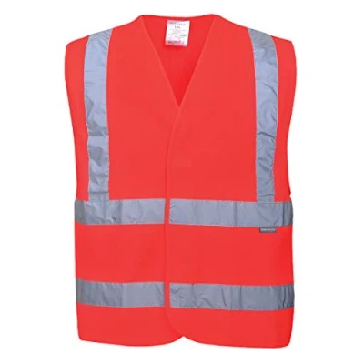 Image of Portwest C470 Reflective Hi Vis Band and Brace Safety Vest Red, L/XL