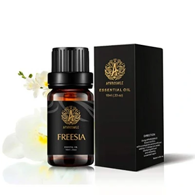 Image of Freesia Essential Oil for Diffuser, Therapeutic Grade Scented Oil, Aromatherapy Fragrance Humidifier,Massage 0.33oz 10 ml