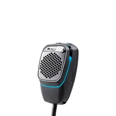 Image of Midland CB HANDSFREE KIT 6PIN MICROFONO DUAL MIKE+PTT Black