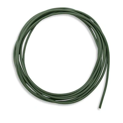 Image of Bank Tackle PVC Rig Tubing Anti Tangle Quick Sinking Carp Fishing Rigs Terminal (Green, 10 Meters)