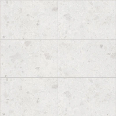 Image of Multipanel White Terrazzo Tile Effect Hydrolock Bathroom Wall Panel 2400 x 598mm