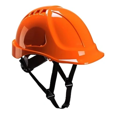 Image of Portwest PS54 Endurance Lightweight Construction Hard Hat Safety Helmet Orange