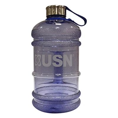 Image of USN Unisex Adult Half Gallon Bottles, Blue, 2.2 Litre Jug Blue