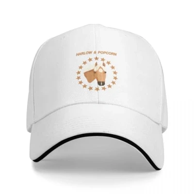 Image of BEABAG Baseball Cap Harlow and Popcorn Merch The Pony Luxury Party Hats Black Mountaineering Women&#039;s Golf Wear Men&#039;s