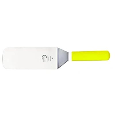 Image of Mercer Culinary M18700YL, Yellow Millennia Turner, 8 Inch x 3 Inch, Stainless Steel