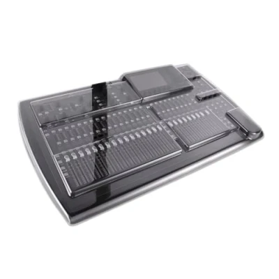 Image of Decksaver Cover for Behringer X32 Super Durable Polycarbonate Protective lid in Smoked Clear Colour, Made The UK Engineers’ Choice Unbeatable Protection