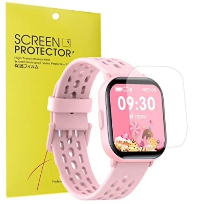 Image of Blueshaweu Compatible for Slothcloud Kids Smart Watch Screen Protector, [6 Pack] Full Coverage TPU Clear Film H99 Plus (6 pack)