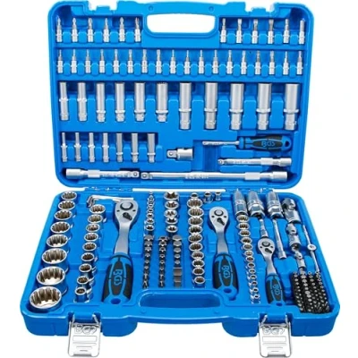 Image of BGS 2247 Socket Set Gear Lock 6.3 mm (1/4&quot;) Drive / 10 (3/8&quot;) 12.5 (1/2&quot;) 192 pcs.