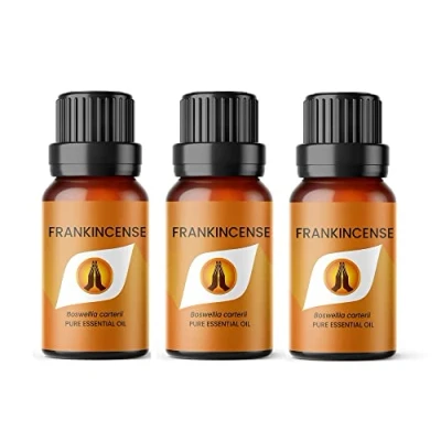 Image of Aroma Energy Frankincense Essential Oil 30ml (3 x 10ml Bottles) 100% Pure &amp; Natural