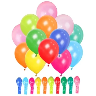 Image of 100pcs Plain 12&quot; Multicolour Helium Quality Latex Balloons Birthday Wedding Anniversary Christening Christmas Communion Party Decoration Baloon