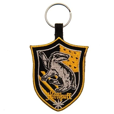 Image of Pyramid International Harry Potter (Hufflepuff) Woven Keychains, Multi, One Size