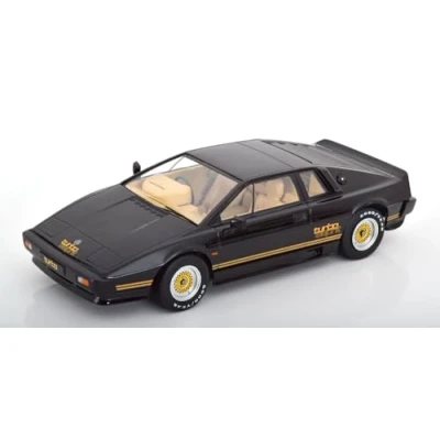 Image of KK Scale KKDC181194 Lotus Esprint Turbo Black &amp; Gold 1981 1/18 Model Car