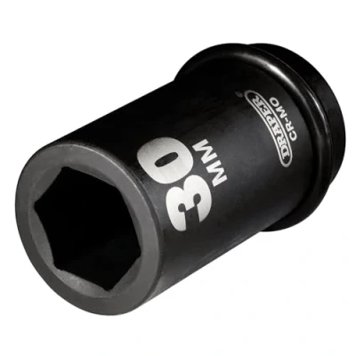 Image of Draper Expert HI TORQ� 6 Point Deep Impact Socket, 1&quot; Sq. Dr., 30mm