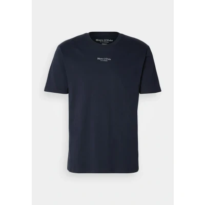 Image of Marc O&#039;Polo Short Sleeve LOGO Print Basic Tshirt, Men&#039;s, Size: 3XL, Dark navy