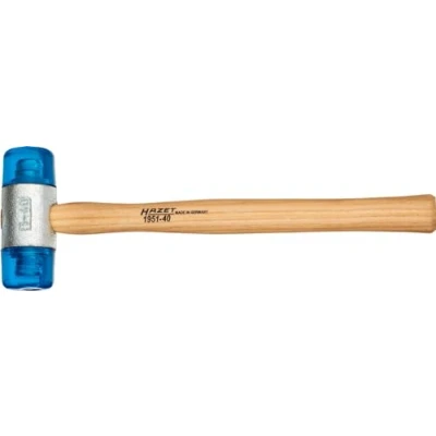 Image of HAZET 1951 40 320 mm Low Rebound Plastic Hammer Multi Colour