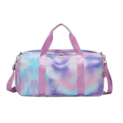 Image of Teens Women Travel Bag Girls Gym Duffle Sports Ballet with Shoe Compartment Dance for Girls, and as Equipment Bag/Organizer