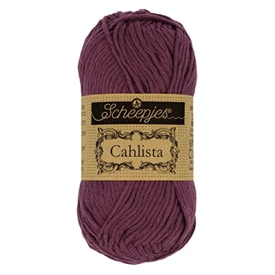 Image of Scheepjes Cahlista 394 Shadow Purple Yarn 10x50g