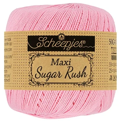 Image of Scheepjes Maxi Sugar Rush 749 Pink Yarn 10x50g