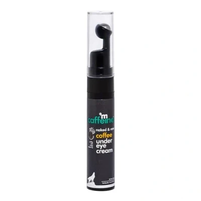 Image of mCaffeine Naked and Raw Under Eye Cream Caffeine for Dark Circles, Puffiness, Fine Lines Enriched with Hyaluronic Acid 15 ml