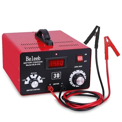 Image of Hugoome Beleeb Series C30 Battery Charger 12V 24V 36V 48V 60V 72V, Pulses of High Voltage Desulfator Maintainer for Lead Acid Lithium ion Batteries
