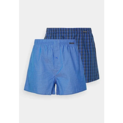 Image of Schiesser 2 PACK Boxer shorts, Men&#039;s, Size: Small, Dunkelblau