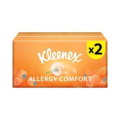 Image of Kleenex Allergy Comfort Tissues 2 Regular Boxes