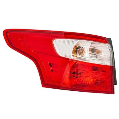 Image of 1708840, 1719713, 1748691, 1748692, 1763382 Rear light HELLA 2VA 354 995 151 Left Outer section LED, P21W, PY21W 12V with bulbs bulb holder