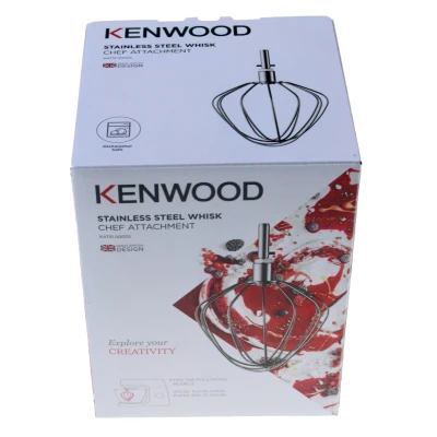 Image of Kenwood CAT51.000SS stainless steel whisk, accessories for kitchen machines, balloon whisk suitable all Chef dishwasher safe, steel, silver