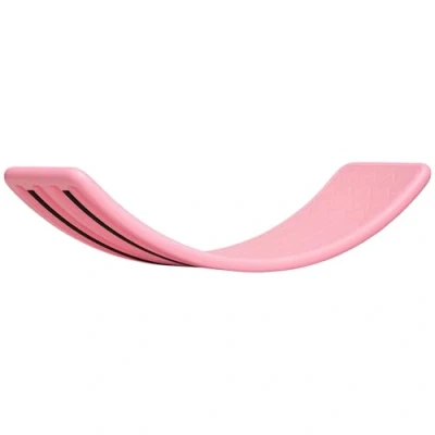 Image of ZONEKIZ Balance Board Kids Wobble Board, Stepping Stone, Montessori Toy for Children, Nursery Toy, Ages 3 6 Years, 82 x 27.5 19.5cm Pink