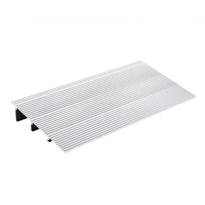 Image of VEVOR Door Threshold Ramp, 3&quot; Rise, 800 lbs Load Capacity, Ramp for Wheelchairs, Aluminum Doorways, Adjustable Modular Scooters, Power Chairs