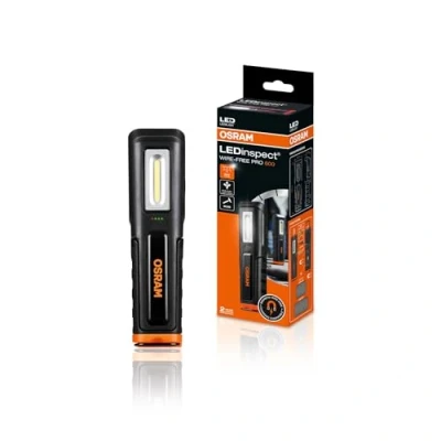 Image of OSRAM LEDinspect wire free PRO 600, LED inspection lamp, recharge, brightness up to 600 lm, torch function, 180 flexibility
