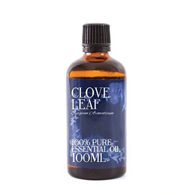 Image of Mystic Moments Clove Leaf Essential Oil 100ml Pure &amp; Natural for Diffusers, Aromatherapy Massage Blends Vegan GMO Free
