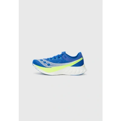 Image of Saucony Men&#039;s Endorphin Pro 4 Sneaker, Lapis/Citron, 13 UK