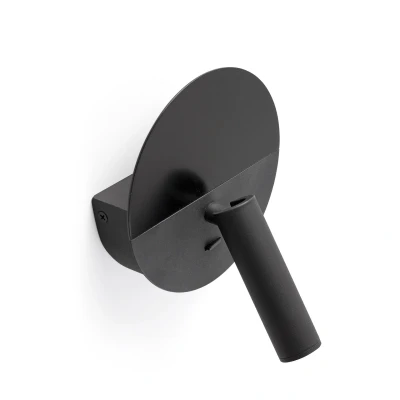 Image of Duas USB C Reading Wall Light Matt Black 2700K