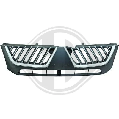 Image of 7450A056 Radiator Grill DIEDERICHS 5880947 chrome/black