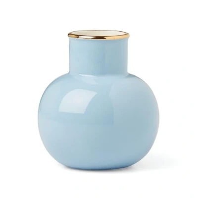 Image of Kate Spade New York Blue Make It Pop Small Vase, 0.68