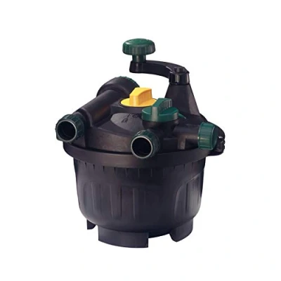 Image of Blagdon Clean Pond Machine, Foam Free Pressure Filter, UV Clarifier Light, Chi Media, Mechanical &amp; Biological Filtration, Turn to Wash Hands System, for Ponds up 7000 Litres, Black