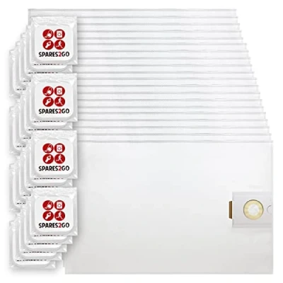 Image of SPARES2GO Bags compatible with Festool Dust Extractor Vacuum CT CTL CTM HEPA 26 Disposable x 20 + Fresheners