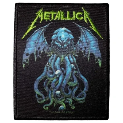 Image of Rock Off officially licensed products Metallica The Call Of Ktulu Standard Printed Patch Accessory Size