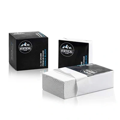 Image of VERTICAL FELLOWS chalk Block DERMATEST very good ideal climbing for bouldering, magnesia gymnastics weight lifting strength training (112)