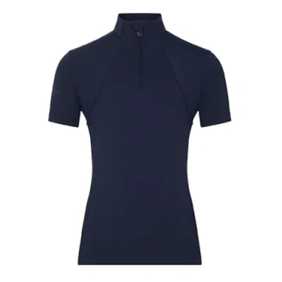 Image of LeMieux Young Rider Childrens Short Sleeve Base Layer Indigo 7 8 Years