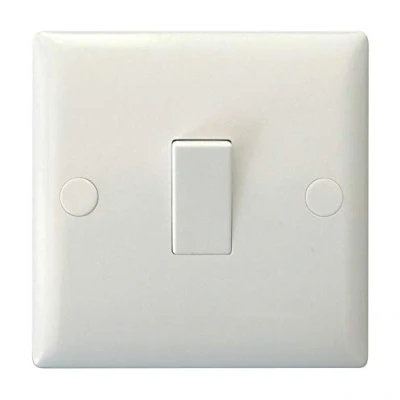 Image of Varilight XO20W Value Polar White 1 Gang 20A Double Pole Switch