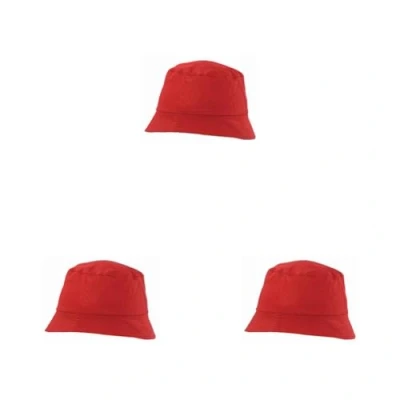 Image of eBuyGB Men&#039;s Bucket Hat, Red, Red UK