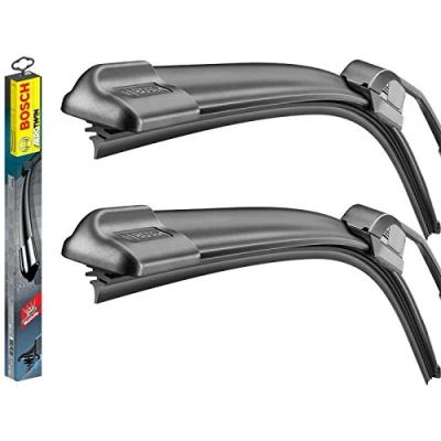 Image of Xtremeauto Bosch AeroTwin Replacement Front Screen Retro Fit Windscreen Wiper Blades Volkswagen TRAnsporter T5 (Rear Tailgate) (2003 TO 2010) Includes Wurth Wash (32ML)