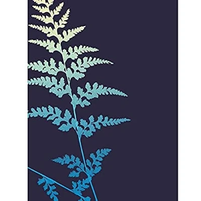 Image of Wee Blue Coo Bright Fern Illustration Art Print Canvas Premium Wall Decor Poster