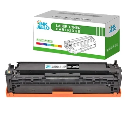 Image of InkJello Compatible Toner Cartridge Replacement for HP Colour LaserJet CM1312 CM1312n CM1312nfi CP1215 CP1217 CP1510 CP1514n CP1515n CP1518ni CB540A (Black, 1 Pack)