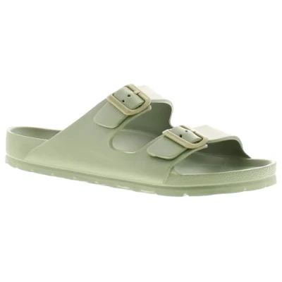 Image of Hush Puppies Lenny Sandal Mens Summer, Khaki, 8 UK