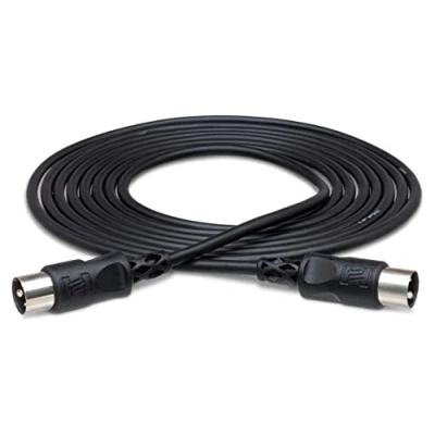 Image of HosaTech MID 310BK 10ft 5 Pin DIN to Same MIDI Cable